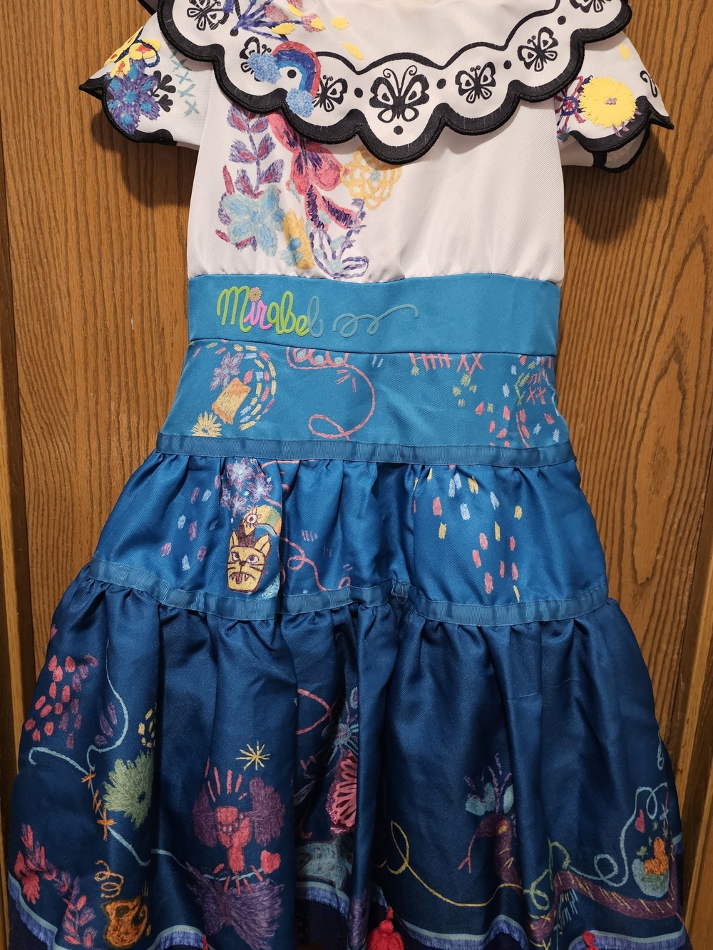 Kids Disney Encanto Mirabel Dress And Metal Framed Glasses